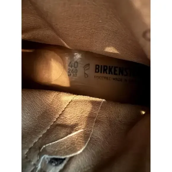 Birkenstock Boots Womens Size 9 40 Suede Ankle Booties Made in Portugal Zip - Picture 2 of 10